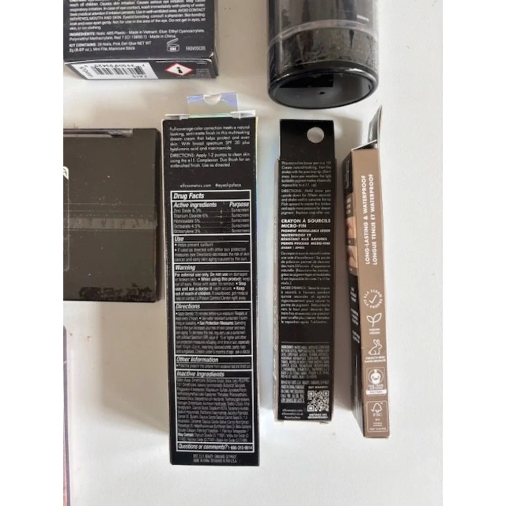 Makeup Bundle: Gel Nails, CC Cream, Eye Shadow, Foundation etc‎